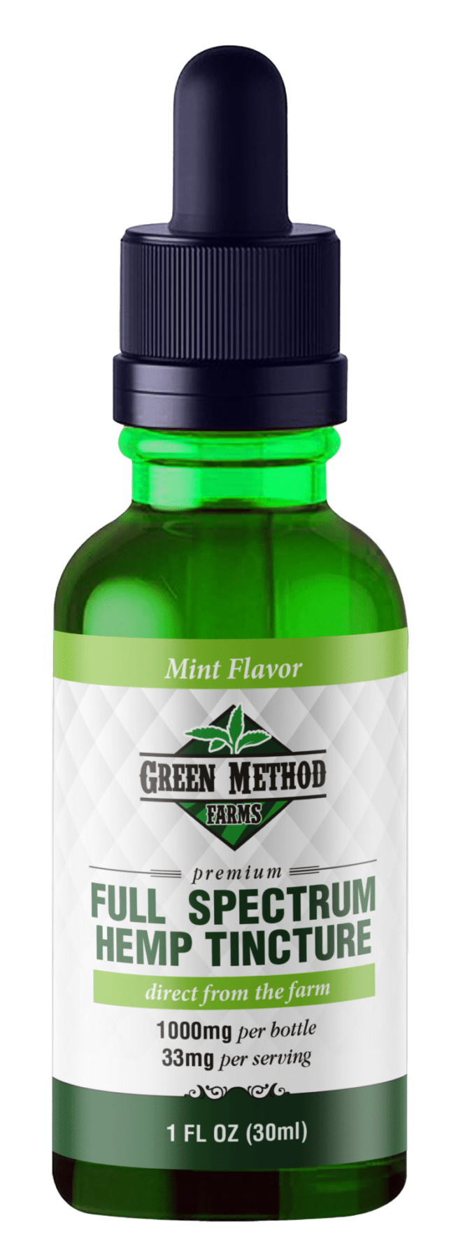 1000mg CBD tincture in mint flavour